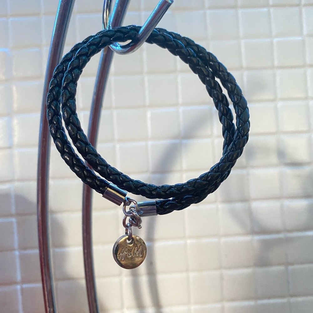 H&M woven leather braclet